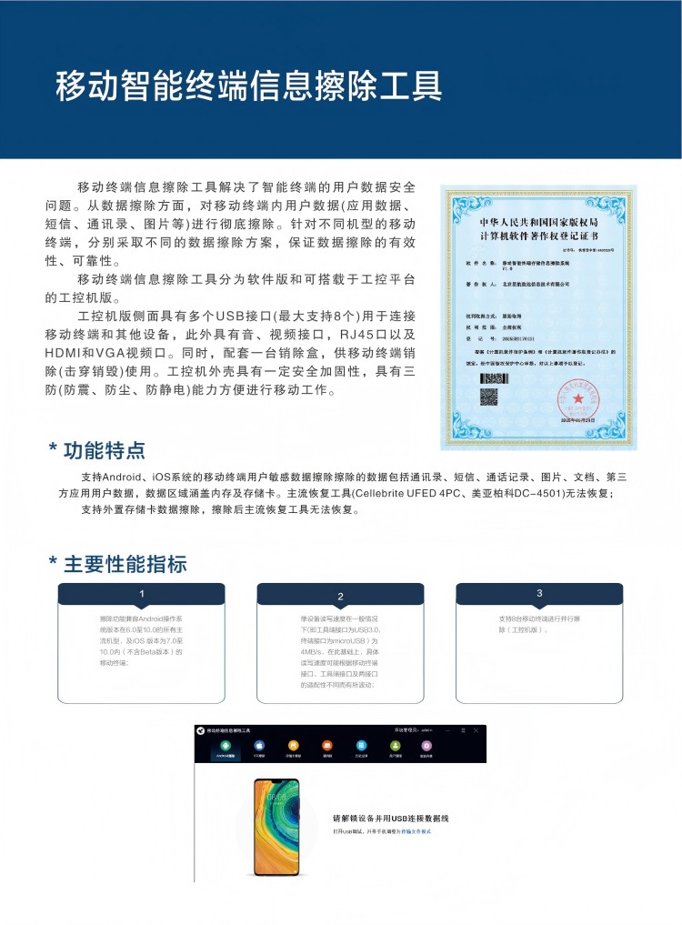 移动智能终端存储信息擦除系统